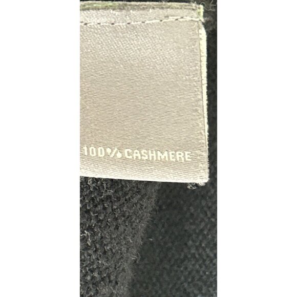 Neiman Marcus Cashmere Black Peplum Sweater XS Womens Long Sleeve Crew Neck - Picture 7 of 7